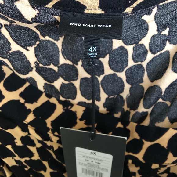 Leopard dress 4X Who What Wear - Picture 5 of 5